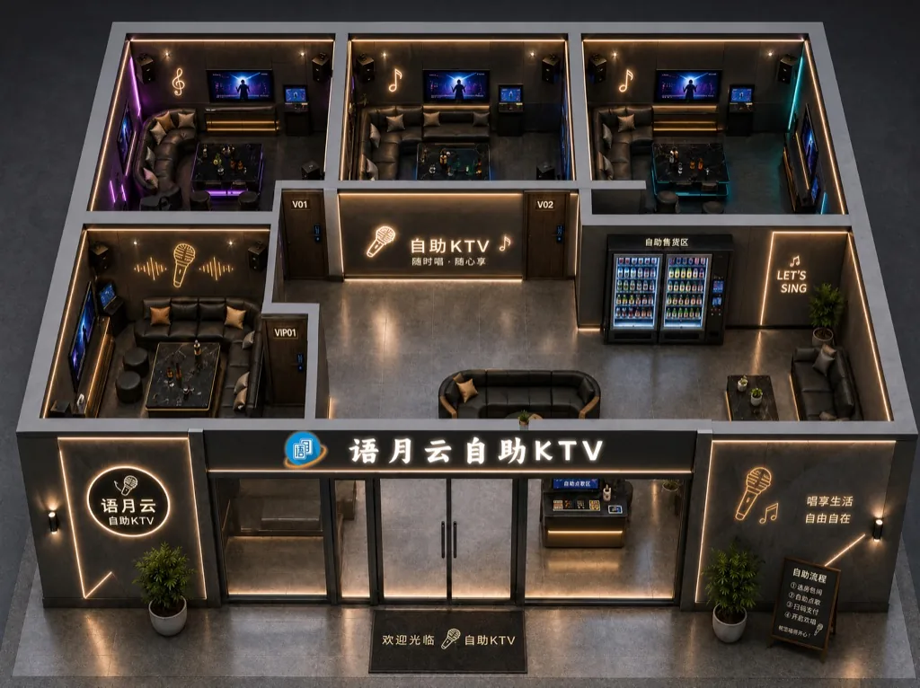自助 KTV 无人门店智能物联场景